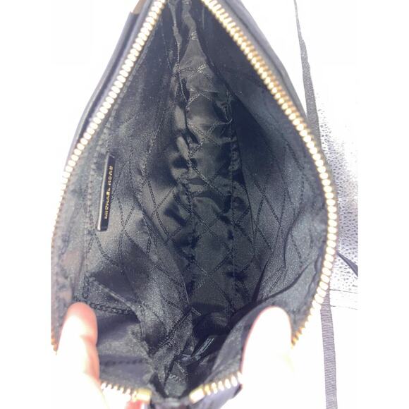 MICHAEL KORS, MEDIUM BLACK NYLON ANIMAL PRINT CROSSBODY BAG - Picture 12 of 12